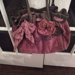 Juicy couture suede pocketbook